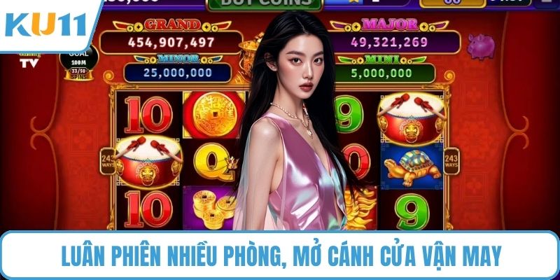 Luân phiên nhiều phòng, mở cánh cửa vận may