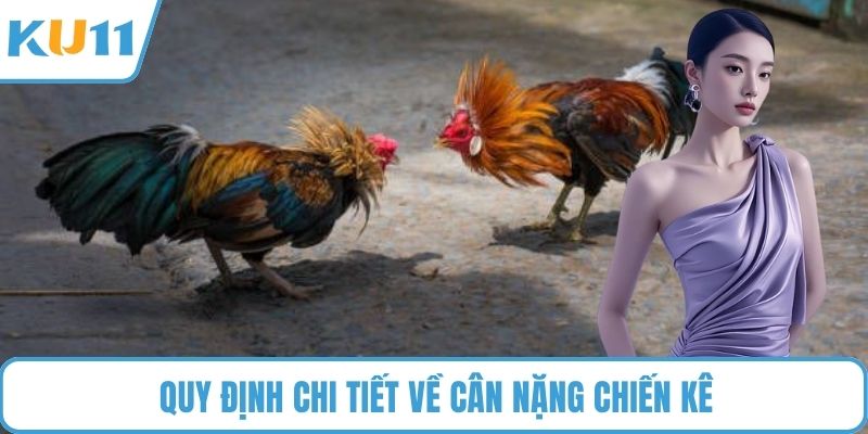 Quy định chi tiết về cân nặng chiến kê