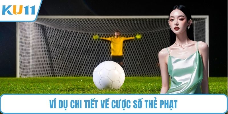 Ví dụ chi tiết về cược số thẻ phạt